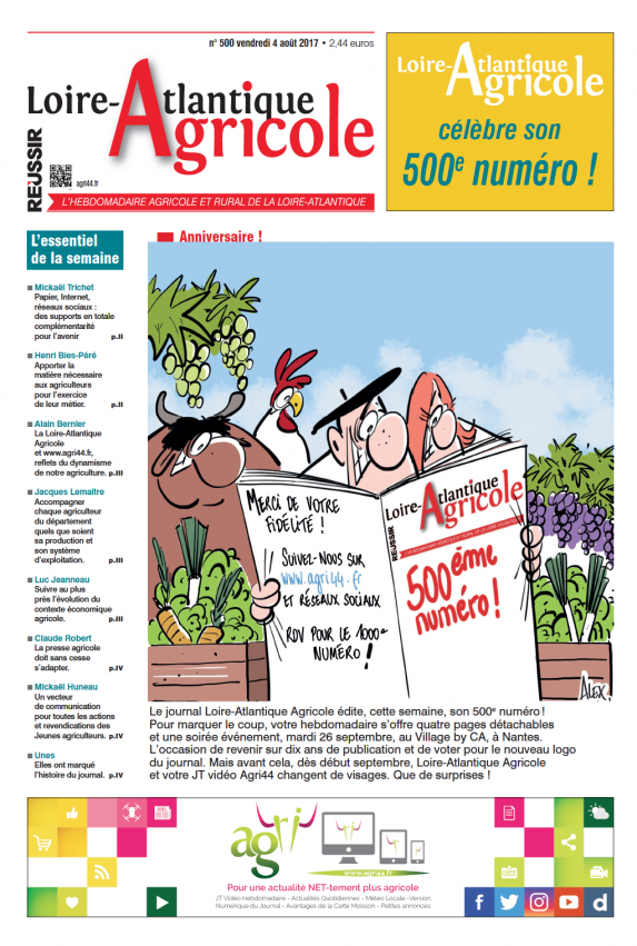 Loire-Atlatnique Agricole - 500ème numéro !