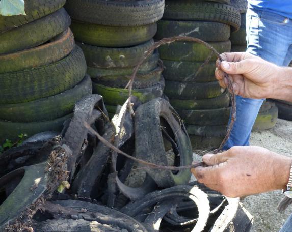 Loire-Atlantique- Collecte de vieux pneus sur Pornic agglo-Pays de Retz