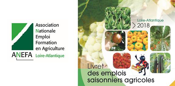 Emplois saisonniers agricoles - 3 997 offres d'emploi en Loire-Atlantique dans le livret Anefa 2018 