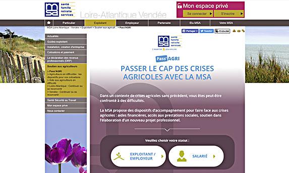 MSA44-85   Pass'Agri, un guide en ligne pour vous aider à passer le cap