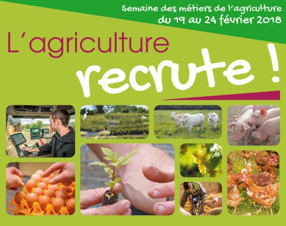 Pays de la Loire - Une semaine des métiers de l'agriculture du 19 au 24 février